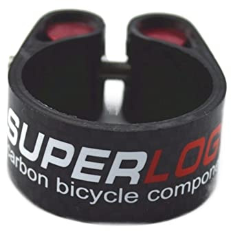 Halsband Sadelklämma Sadelklämma för cykel 27,2/30,8/31,6 mm Kolfiberdelar för Mountain MTB Road Bike for(30,8 31,6 mm)