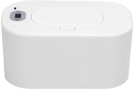Generic Scaldasalviette Alimentato Tramite USB, Riscaldamento Rapido e Sicuro, Portatile, per Auto di Casa, All'aperto, Salviette Umide per Neonati (Regolazione della temperatura del bianco)