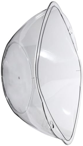 Toyvian Lavabo de Salon Transparent en Plastique Solide Surface Lisse, Bassin de Lavage Portable pour Usage Domestique et Professionnel