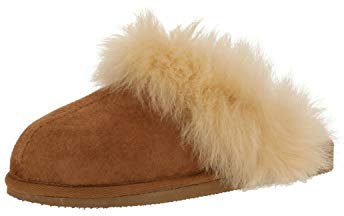 Shepherd of Sweden Evelina Chestnut, Pantofole in camoscio, Pantofole Marroni, Pantofole da Donna 38 EU Chestnut
