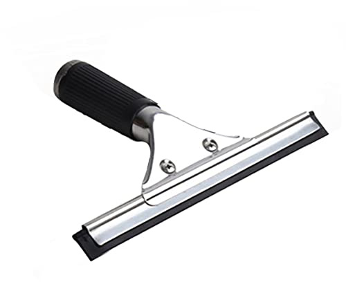 Black 15cm 6in Window Squeegee All Purpose Squeegee for Glass Shower Doors, Car Window, Home Mirrors, Bathroom Cleaner Wiper Accessory(6in/15cm, Black)