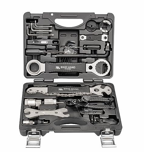 otgerlensker products Boîte à Outils de réparation pour vélo, avec Outils pour Freins, pneus, chaîne Shimano