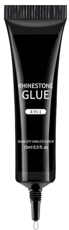 Colla per Unghie in Gel per Finte - per Forte da 15ml, Indurente con Luce UV | per a Lunga Durata per Artificiali, Tips Acrilici, Decorazioni Artistiche