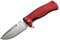 LionSteel SR-11 Aluminium Taschenmesser Rot Satin, Klingenlänge: 9,4 cm, 01LS108