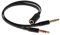 OcioDual Audio Splitter Adapter 3.5mm, Schwarz Klinkenstecker Aux Kabel Headset Mikrofon Adapter Audio Splitter Kabel für Gaming Headset, Headset mit mikrofon, mikrofon pc, Jack 3.5mm