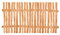 BooGardi Zaunelement Haselnuss · 144 Größen · 50 x 200 cm (7-9 cm) · Staketenzaun Bausatz für Lattenzaun/Bretterzaun · Gartenzaun Holzzaun
