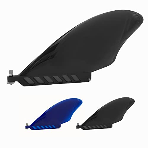 VAMO Findestructable 5.5 Keel Fin for Touring or Racing SUP Paddleboards or longboards with toolless fin Screw-Black (Black)