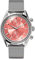 DeTomaso ARMONIA Chronograph Rosa Damen-Armbanduhr Analog Quarz Mesh Milanese Silber