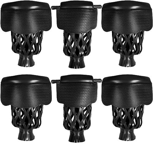 Collapsar Billardtaschen-Set, Kunstleder, 6 Stück, Ersatztaschen für Billardtischzubehör