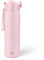 BuildLife Trinkflasche Edelstahl mit Strohhalm, 720ML Isoliert Trinkflasche Auslaufsicher, Spülmaschinenfest Flasche, Doppelwandig Sporttrinkflasche,BPA Frei Wasserflasche (Hellrosa)