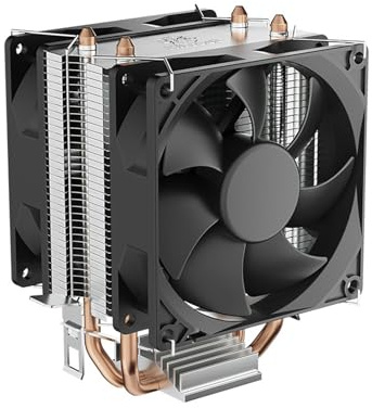 Klaisy Ventilateur Refroidissement À Air À Faible Bruit 2 Fénétranation Radiateur Processeur Processeur PC 4p sur Le Processeur PC pour LGA 775 1700 1851 115X 1200