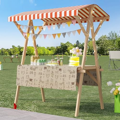 Carrito móvil plegable con ruedas, soporte de exhibición portátil ligero para mercados al aire libre y ferias de manualidades