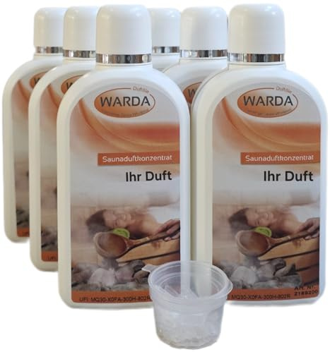 Rekosan Saunaaufguss-Set 6 x 200 ml(freie Duftwahl) made by Warda dazu Probe Rekosan Mentholkristalle Pharmaqualität