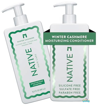 Native Limited Edition Winter Cashmere Shampoo Conditioner - Sulfate/Silicone/Paraben-Free Hair Care - 16.5 oz - Pack Of 02