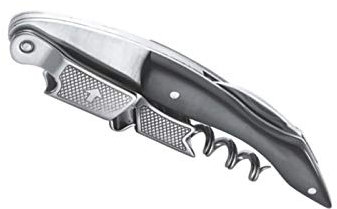 Pradel Excellence - Ouvre-bouteille Sommelier double crapaud en acier inoxydable Silver