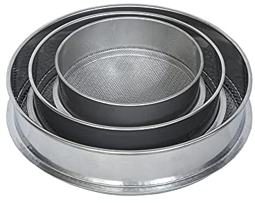 3PCS Soil Sifter for Rocks Sand Compost Sieve