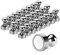 TRAYBRAY 24 Stück Magnete, N52 Metall Magneten 12 x 16mm - Edelstahl Kegelmagnete Kühlschrank Magnete für Magnettafel, Whiteboard, Pinnwand