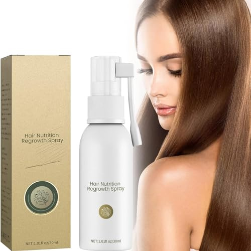 Suero para el Crecimiento del Cabello Tratamiento de Regeneración del Cabello Spray Anticaida de Cabello y Crece Pelo, para Cabello Fino Prevención de La Caída del Cabello