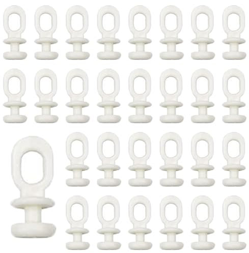 RXKFIGX 100 Pezzi Ganci per Tende Scorrevoli per Binario Accessori Tende Scorrevoli Ganci Binario Curtain Glider Hooks Ganci Plastiche per Tende per Bagni Cucine Camere da Letto Finestre