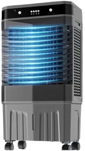 Aire Acondicionado Portátil Sin Tubo Enfriador de Aire Silencio con Modo Dormir Temporizador de 1-12Horas 3 Modos Oscilación 120°Tanque de 50 L Enfriador de Aire Portátil para Hogar Oficina