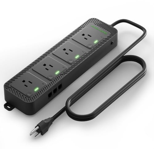 Mars Hydro iHub-4AC Steckdosenleiste, Flexibles Add-On für iControl Controller für Mehrzonen-Growräume mit zentraler Steuerung