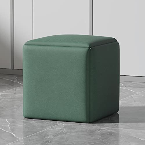 CRYSEU 5 in 1 Cubo di seduta con rotelle girevoli Divano impilabile Sedia Sgabello Tecnologia Tessuto Sgabello ottomano ad incastro Pouf mobile Poltrona da toeletta for soggiorno Camera da letto