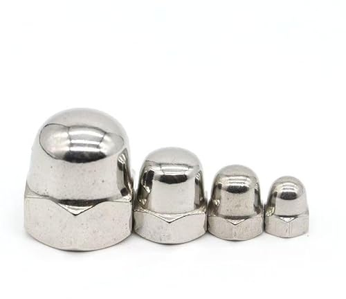 20Pcs M5 Acorn Cap Nuts, Stainless Steel 18-8 (304) Acorn Nuts