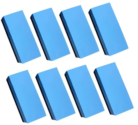STOBAZA 8 Piezas Esponjas Aplicadoras de Cera para Coche Unidades Esponja Pulidora de Alta Densidad para Limpieza Abrillantado y Esmaltado de Pintura Automotriz Doble Cara para