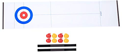 Kit de Juego de Curling de Mesa Divertido Juego de Rompecabezas Juguete Interactivo para niños y Adultos