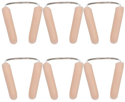 Cabilock 6 pièces Lot de Pinces Nez Natation Confortables Étanches et Légères Clips Nasaux pour Piscine et Entraînement Aquatique