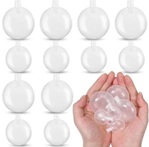 FdcLixuvol 12PCS Plastic Squeakers for Dog Toys, 50mm+30mm Dog Squeakers Replacement Clear Noise Maker Insert Replacement Toy Squeaker Fit for Pet Supply Cat Toys, 2 Sizes