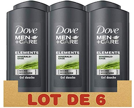 Dove Men + Care Body and face Wash pack of 6