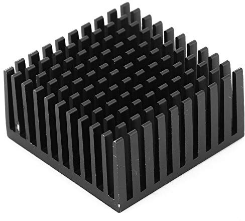 5 Uds Disipador de Calor de Aluminio 40x20x40mm Enfriador Disipador de Calor Aleta Radiador para Refrigeración GPU IC Chips(negro)