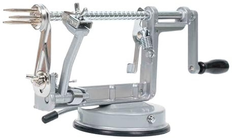 ONDIAN Pelamele Pelapatate in Acciaio Inox for Frutta con Base a Ventosa per la Cucina