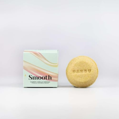 BANBU Champú Sólido Anticaspa Smooth | Cabello Sensible | ECOLÓGICO |Champú sin sulfatos, siliconas y parabenos