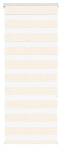 vidaXL Zebrarollo Marmorbeige 65x150 cm Stoffbreite 60,9 cm Polyester, Zebra-Rollo, Doppelrollo, Zebra-Jalousie für Fenster, Doppelrollo, Zebra-Rollo