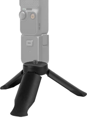 Geekria Mini trípode para cámara de acción, soporte de mesa de escritorio compacto, portátil de viaje, compatible con DJI Osmo Pocket 3, cámara Action 5 Pro (negro)