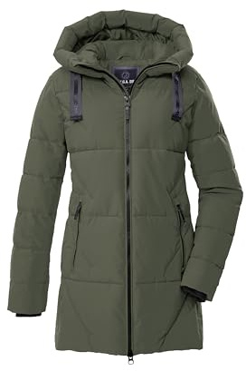 G.I.G.A. DX Mujer Parka acolchada/parka funcional con capucha GW 30 WMN QLTD PRK, oliv, 48, 43532-000