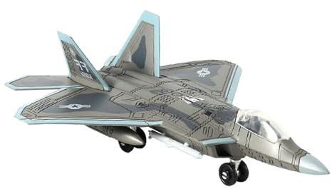 Generisch Combattente di simulazione – ABS | Pullback aereo da combattimento | Aereo da combattimento militare 1 per giocattoli per bambini, giochi educativi, collezione di modelli, appassionati di