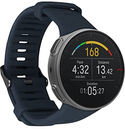 kwmobile Bracelet compatible avec Polar Vantage V bracelet - Bracelet de rechange pour fitness tracker en TPU - anthracite