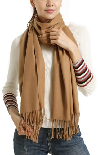 vimate Pashmina Scarf and Shawl - Soft Women Pashminas Wrap for Wedding Evening Party (20 Colors)