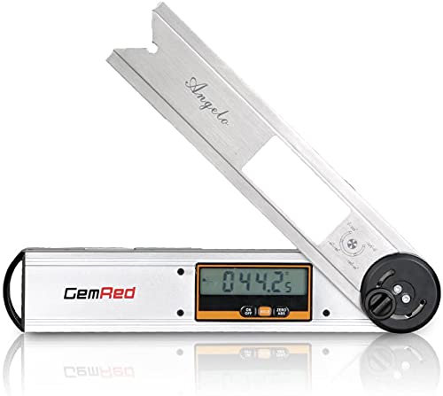 GemRed Digital Spirit Level and Protractor, 2 in 1 Digital Angle Finder LCD Display, 10inch/270mm/360°Angle Measurement Tool for Woodworking/Carpenter/Construction/DIY Tools