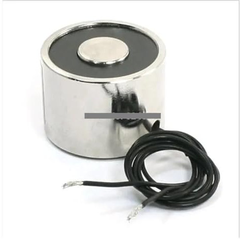ITCLEYMDZV DC 24V Sucking Sucked Disc Solenoid Lift Holding Lifting Magnet Electromagnet 30mm x 22mm 30 * 22mm 1.2*0.87 10Kg 100N 22Lb