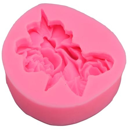 ZJchao Herramienta de Artesanía Moldeadora de Silicona para Hacer de Velas, Herramienta de Moldeo de Flores Flexible y Resistente para Elaborar Cera de Gardenia, y