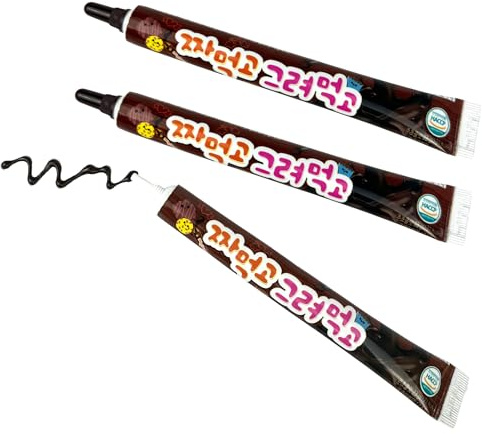 Chocolate Icing Tube Decorating Pen Tool 23g(0.81oz) x Pack of 3, food writing pen for cake, donut, cookie, bread, pancake, cupcake