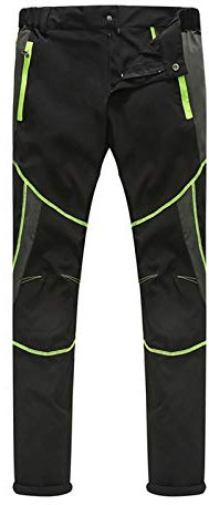 Trekkinghose Herren Lang Stretch - Wanderhose Herren Zip Off Wasserdicht Outdoorhose Slim Fit Sporthose Herbst Winter Softshell Hose Schnelltrocknend Sports Wander-Hose Mit Tasche Reißverschluss