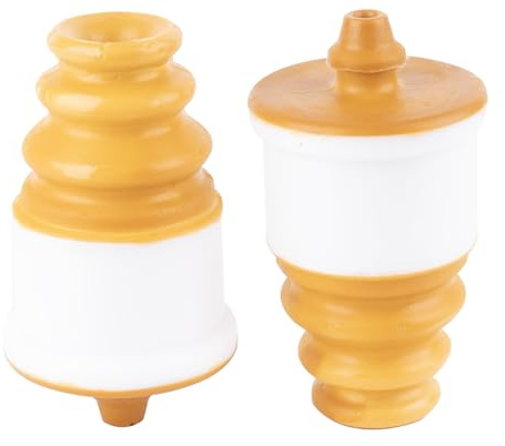 Abvefudo 2PCS Tope Suspension Trasero, Goma Amortiguador Coche Compatible con Fiat 500 500C Abarth Panda OEM: 51811829