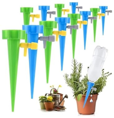 Automatic Watering Set, 20 PCS Bewässerungssystem für Garten, Balkon & Zimmerpflanzen, Plant Water Dispenser mit einstellbarer Wassermenge, Ideal für Watering Indoor Plants & Outdoor-Pflanzen