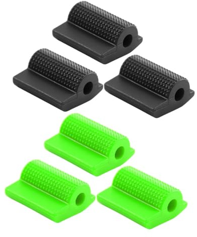 SOPOTUTU 6 piezas Protector Antideslizante para Palanca de Motocicleta Funda de Goma para Cambio de Accesorios Resistentes para Hombres Motociclistas
