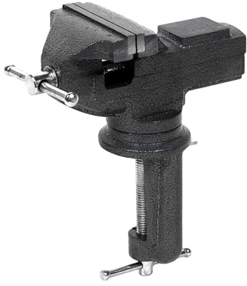 Tornillo de Banco con Sujeción, Tornillo de Banco de Gran Resistencia, Base Giratoria 360 Grados, Herramienta Fija Para Taller De Soldadura Doméstico Metalurgia Garaje Fresado Soldadura De